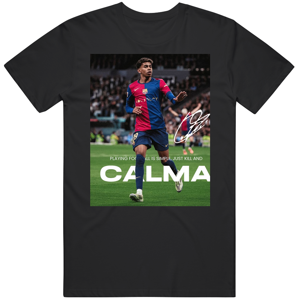 Lamine Yamal Calma Barcelona Soccer Football Fan Gift T Shirt