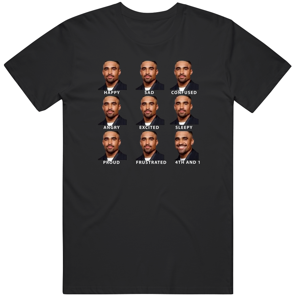 Jalen Hurts 4th And 1 Push Funny Parody Philadelphia Football Fan Gift T Shirt