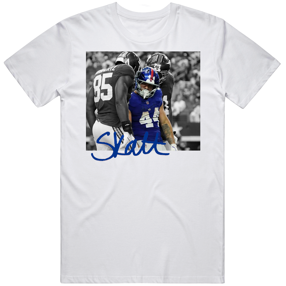 Cam Skattebo Touchdown New York Football Fan T Shirt