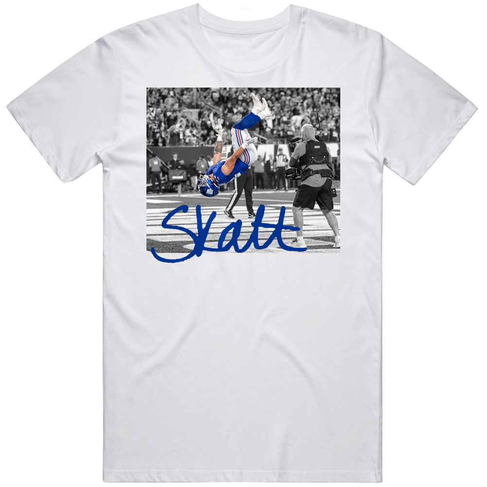 Cam Skattebo Backflip Touchdown Celebration New York Football Fan T Shirt