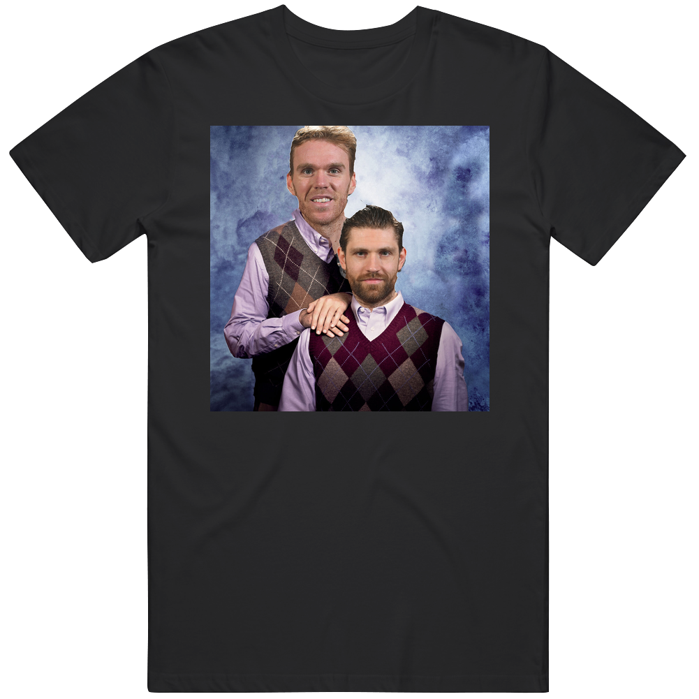 Connor Mcdavid And Leon Draisaitl Step Brothers Edmonton Hockey Fan T Shirt