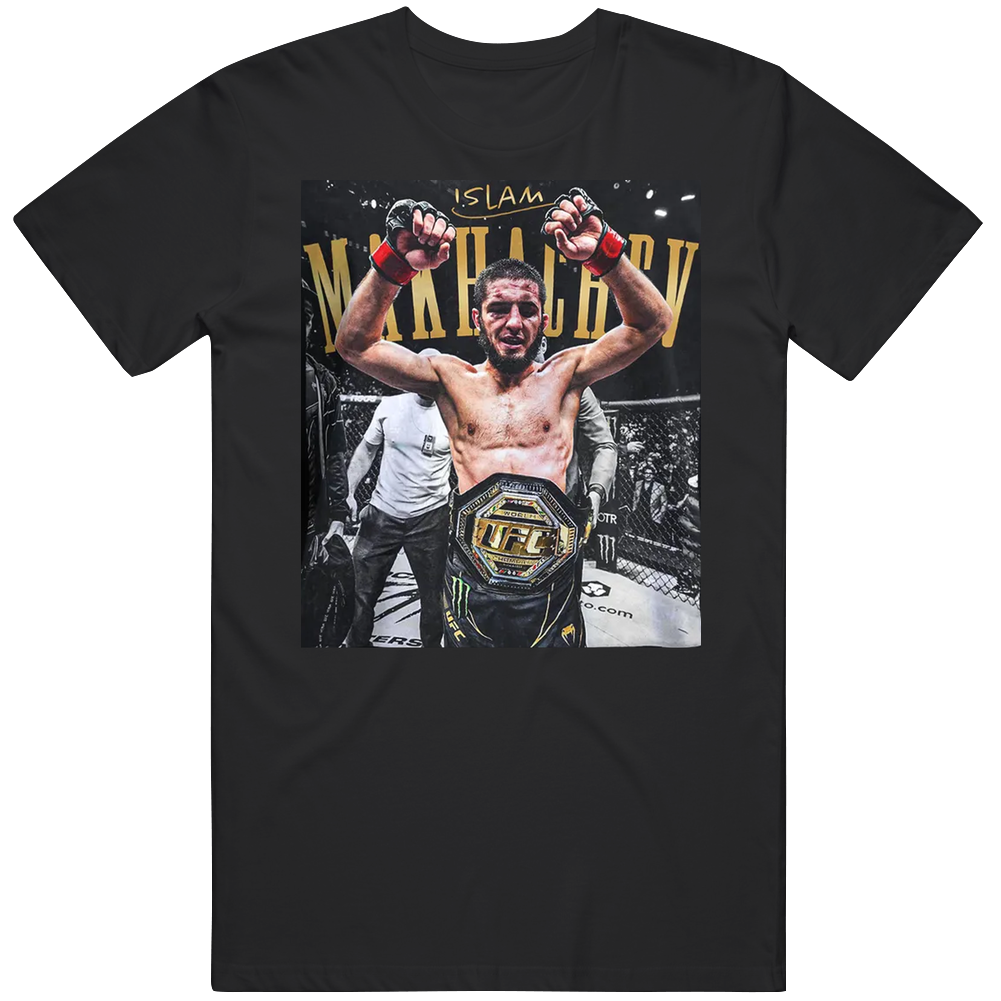 Islam Makhachev Champion Mma Fighter Fan T Shirt