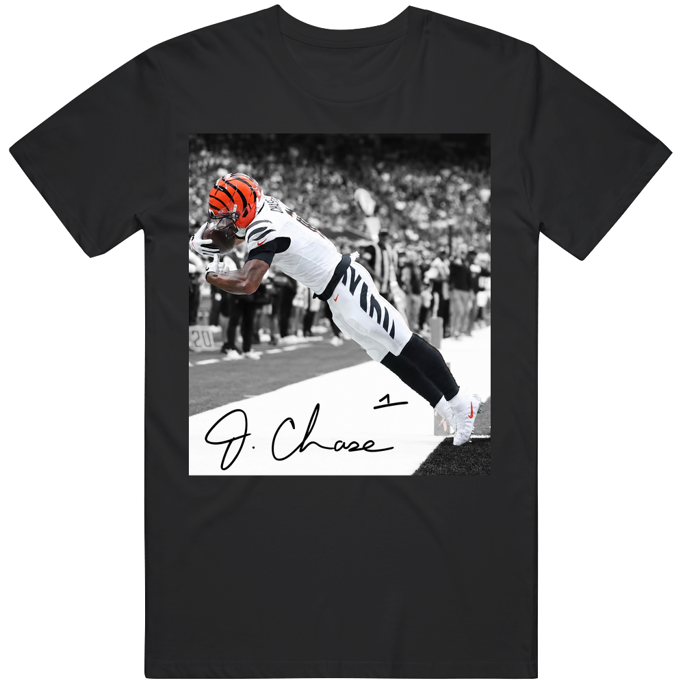Ja'maar Chase Toe Tap Touchdown Cincinnati Football Fan T Shirt